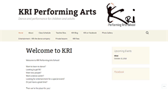 Desktop Screenshot of kriperformingarts.com